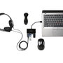 Kensington UH4000 Hub USB 3.0 de 4 Puertos con Tecnología Plug & Play para Expansión de Dispositivos y Transferencia Rápida de Datos