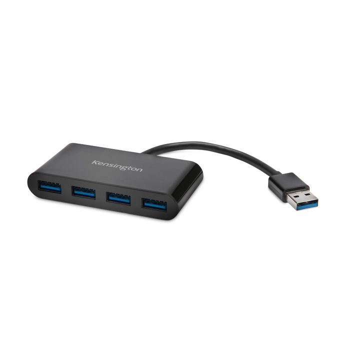 Kensington UH4000 Hub USB 3.0 de 4 Puertos con Tecnología Plug & Play para Expansión de Dispositivos y Transferencia Rápida de Datos Kensington UH4000 Hub USB 3.0 de 4 Puertos con Tecnología Plug & Play para Expansión de Dispositivos y Transferencia Rápida de Datos