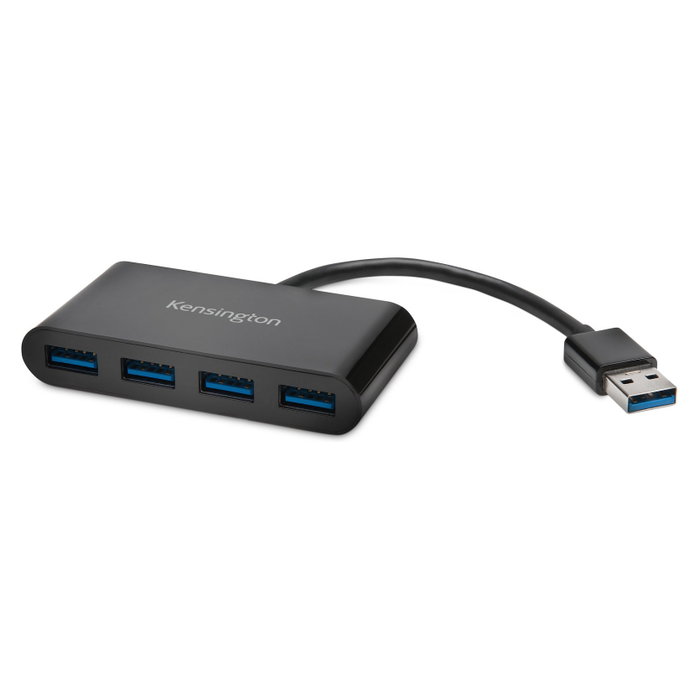 Kensington Hub USB 3.0 UH4000 de 4 Puertos Negro