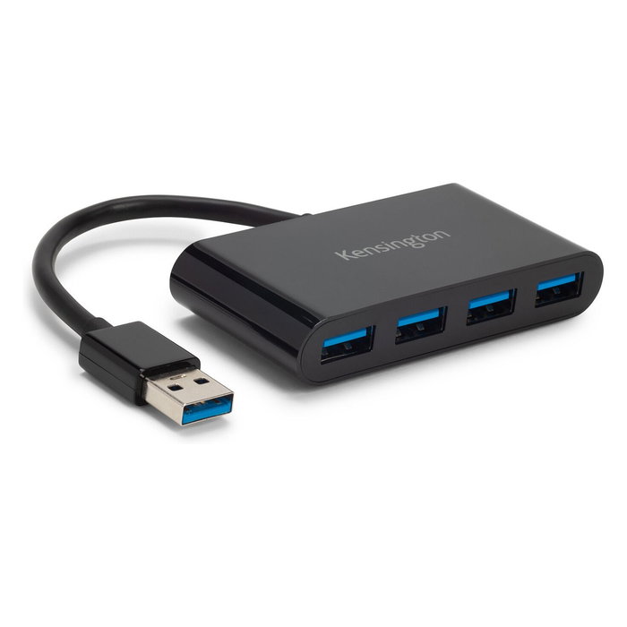 Kensington Hub USB 3.0 UH4000 de 4 Puertos Negro