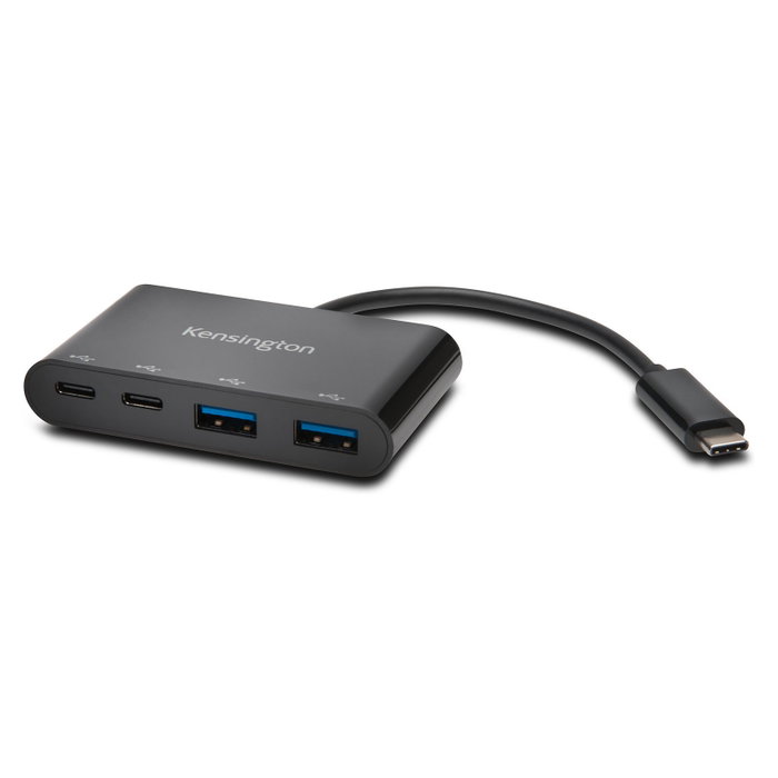 Kensington Hub USB-C CH1000 de 4 puertos, Negro Kensington Hub USB-C CH1000 de 4 puertos, Negro