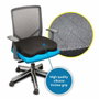 KENSINGTON Cojín Ergonómico de Espuma Viscoelástica Negro