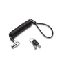 Kensington K66640EU Candado Antirrobo NanoSaver con Llave para Portátil - Ranura Nano, Cable de Acero 2.3 m, Tecnología Hidden Pin, Negro/Plata