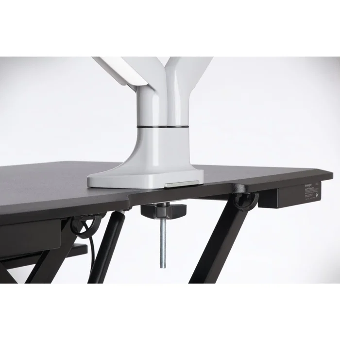 Kensington K55470EU Brazo Monitor SmartFit con Gas, Ajuste Un Toque, VESA 100x100, Soporte 13-34" hasta 9kg, Rotación 180°, Gris/Plata, para Escritorio (Abrazadera/Ojal)