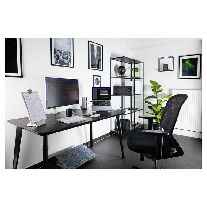 Kensington Brazo SmartFit K55470EU para monitor de hasta 32 pulgadas, Gris/Plata