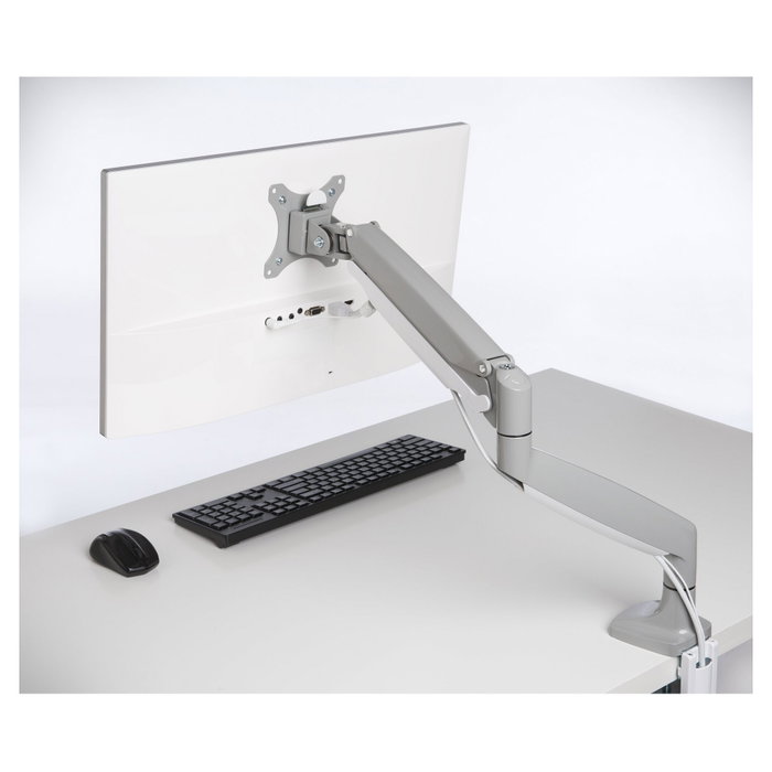 Kensington Brazo SmartFit K55470EU para monitor de hasta 32 pulgadas, Gris/Plata