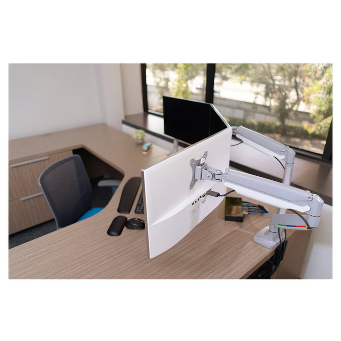 Kensington Brazo SmartFit K55470EU para monitor de hasta 32 pulgadas, Gris/Plata