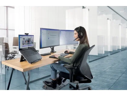 Kensington Pro Fit Ergo Ratón Ergonómico Vertical Inalámbrico Negro