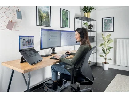 Kensington Pro Fit Ergo Ratón Ergonómico Vertical Inalámbrico Negro