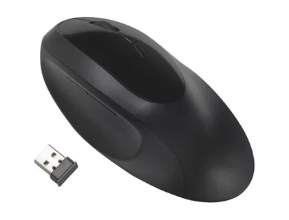 Kensington Pro Fit Ergo Ratón Ergonómico Vertical Inalámbrico Negro