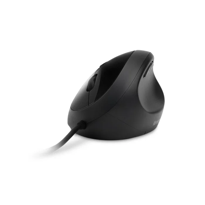 Kensington Pro Fit Ergo Ratón Ergonómico con Cable, Negro