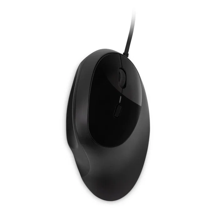 Kensington Pro Fit Ergo Ratón Ergonómico con Cable, Negro