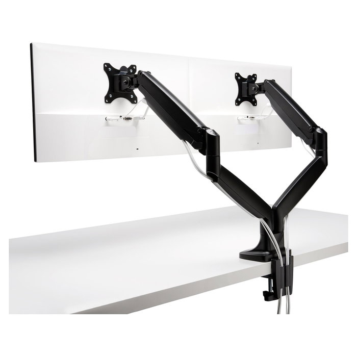 Kensington 2TFT Monitorarm Brazo de Monitor, Brazo Ergonómico con Resorte de Gas One-Touch para Dos Monitores, Ajuste de Altura, Hasta 34" 18 kg, Montaje en Escritorio, Negro Kensington 2TFT Monitorarm Brazo de Monitor, Brazo Ergonómico con Resorte de Gas One-Touch para Dos Monitores, Ajuste de Altura, Hasta 34" 18 kg, Montaje en Escritorio, Negro