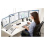 Kensington 2TFT Monitorarm Brazo de Monitor, Brazo Ergonómico con Resorte de Gas One-Touch para Dos Monitores, Ajuste de Altura, Hasta 34" 18 kg, Montaje en Escritorio, Negro