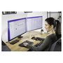 Kensington 2TFT Monitorarm Brazo de Monitor, Brazo Ergonómico con Resorte de Gas One-Touch para Dos Monitores, Ajuste de Altura, Hasta 34" 18 kg, Montaje en Escritorio, Negro