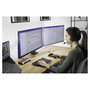 Kensington 2TFT Monitorarm Brazo de Monitor, Brazo Ergonómico con Resorte de Gas One-Touch para Dos Monitores, Ajuste de Altura, Hasta 34" 18 kg, Montaje en Escritorio, Negro