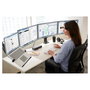 Kensington 2TFT Monitorarm Brazo de Monitor, Brazo Ergonómico con Resorte de Gas One-Touch para Dos Monitores, Ajuste de Altura, Hasta 34" 18 kg, Montaje en Escritorio, Negro