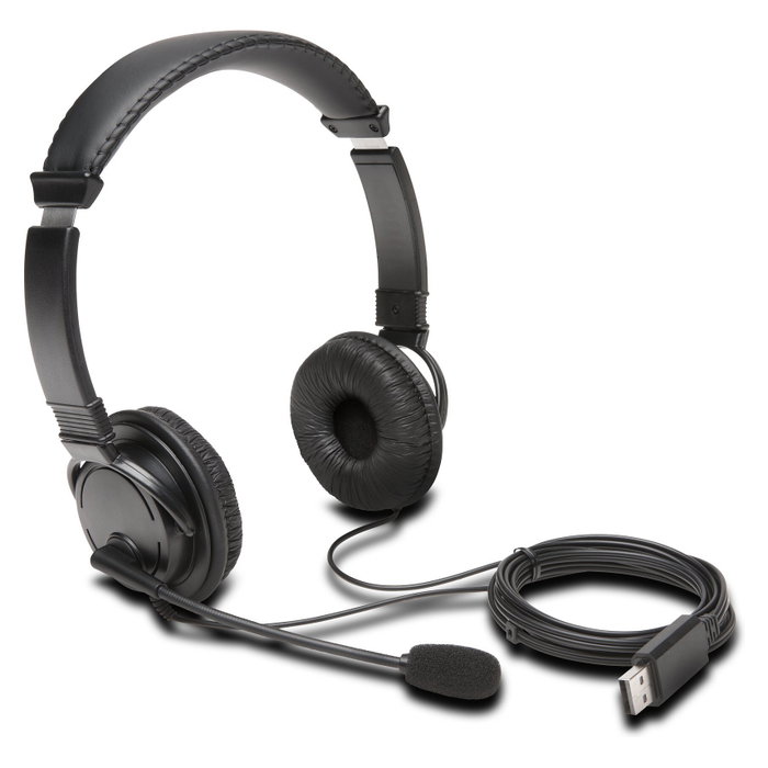 Kensington Auriculares Hi-Fi con Micrófono USB-A Negro Kensington Auriculares Hi-Fi con Micrófono USB-A Negro