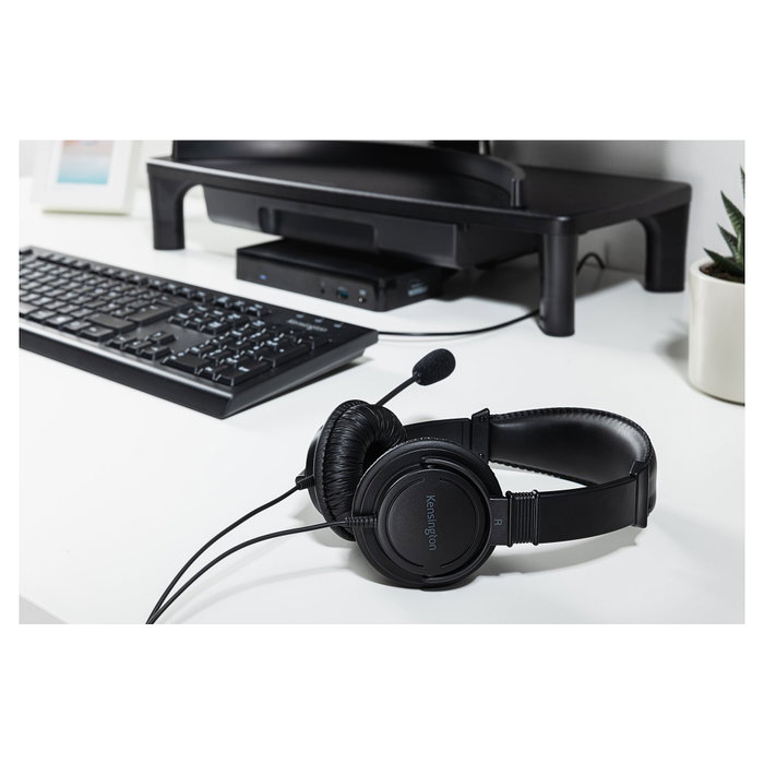 Kensington Auriculares Hi-Fi con Micrófono USB-A Negro Kensington Auriculares Hi-Fi con Micrófono USB-A Negro