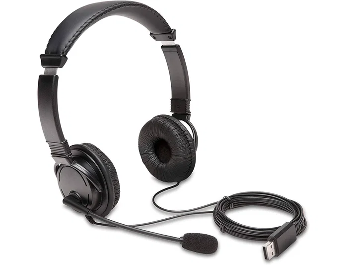 Kensington Auriculares Hi-Fi con Micrófono USB-A Negro Kensington Auriculares Hi-Fi con Micrófono USB-A Negro