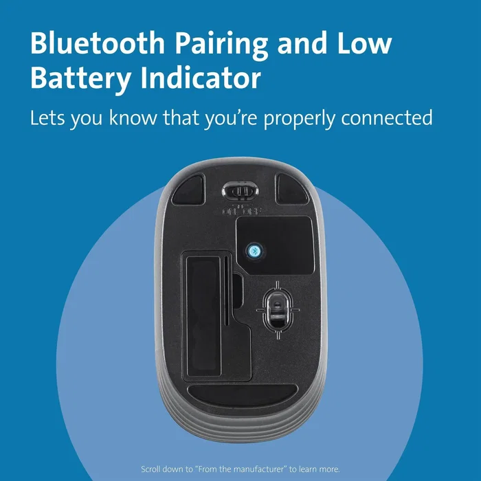 Kensington Pro Fit Bluetooth Compact Mouse - Ratón Compacto Inalámbrico Bluetooth 5.0, Diseño Ambidiestro y Silencioso para Viajes, Negro, Compatible con Windows, Mac, Chrome Kensington Pro Fit Bluetooth Compact Mouse - Ratón Compacto Inalámbrico Bluetooth 5.0, Diseño Ambidiestro y Silencioso para Viajes, Negro, Compatible con Windows, Mac, Chrome