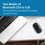 Kensington Pro Fit Bluetooth Compact Mouse - Ratón Compacto Inalámbrico Bluetooth 5.0, Diseño Ambidiestro y Silencioso para Viajes, Negro, Compatible con Windows, Mac, Chrome