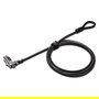 Kensington Candado NanoSaver Slim Kombinationsschloss para Portátil, Combinación Restablecible, Negro, 1.8m
