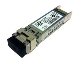 Cisco 10GBASE-SR Módulo Transceptor SFP+ para Fibra Multimodo, 850nm, Conector LC Duplex