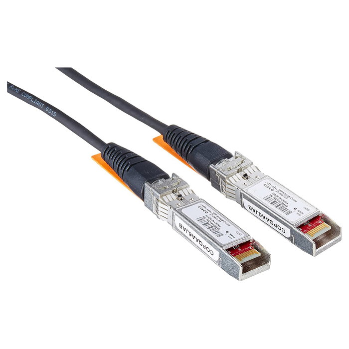 Cisco Cable 10GBASE-CU SFP+ Twinax de 3 metros Cisco Cable 10GBASE-CU SFP+ Twinax de 3 metros