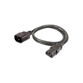 Cisco CAB-C13-C14-2M= Cable de Corriente C13 a C14 Macho/Hembra, 2 Metros, Negro, 100-240V