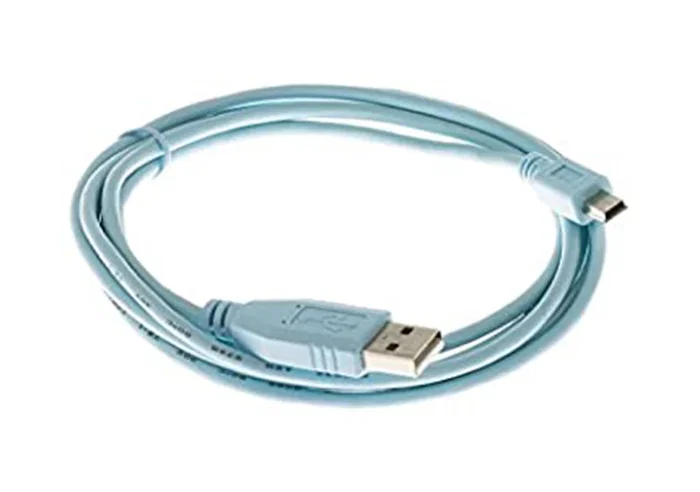 Cisco Cable Console USB 2 m Tipo A a Mini-B Macho/Macho Negro para Consola de Red