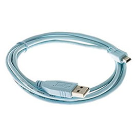 Cisco Cable de Consola 6 FT con USB, Negro, Macho/Macho, 2 m