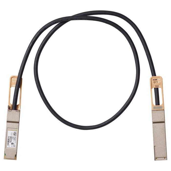 Cisco Cable de Cobre de Conexión Directa 100GBASE QSFP a QSFP 3 m Pasivo Cisco Cable de Cobre de Conexión Directa 100GBASE QSFP a QSFP 3 m Pasivo