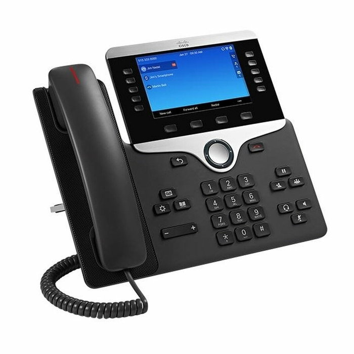 Cisco 8841 Teléfono IP Negro, Plata