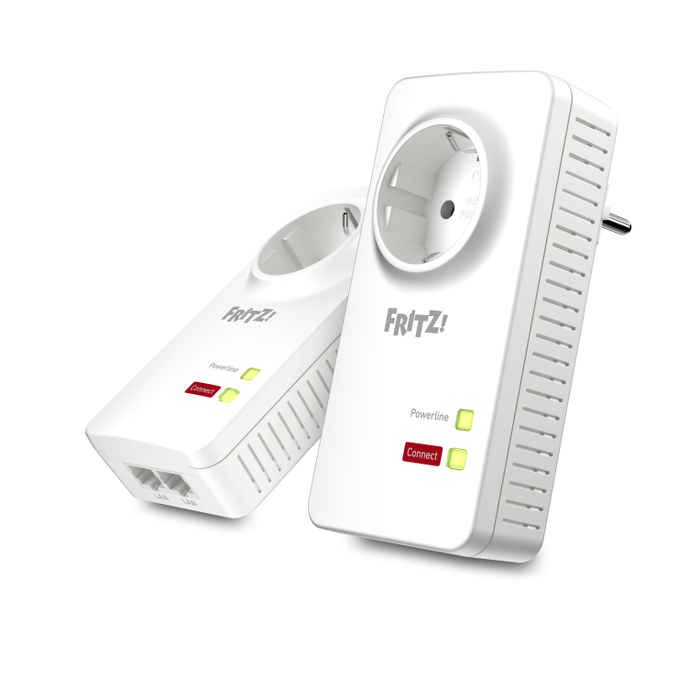 AVM FRITZ!Powerline 1220E Kit de 2 adaptadores de red 1200 Mbit/s Blanco AVM FRITZ!Powerline 1220E Kit de 2 adaptadores de red 1200 Mbit/s Blanco