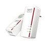 AVM FRITZ!Powerline 1260E WLAN Set International - Adaptador Powerline Ethernet WiFi, 1200 Mbit/s, Blanco, 2 Piezas