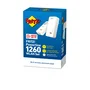 AVM FRITZ!Powerline 1260E WLAN Set International, Adaptador de Red Powerline PLC 1200 Mbps, con Gigabit Ethernet y WiFi AC, Blanco, Pack de 2 Unidades