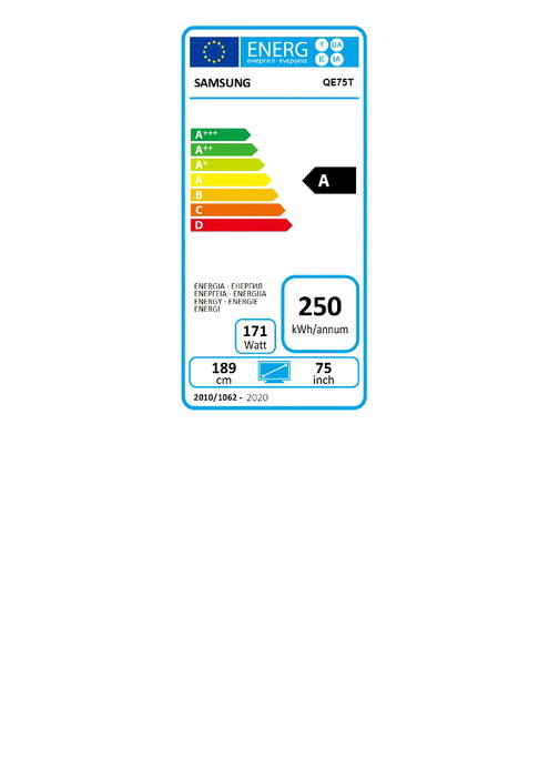 Samsung QE75T Pantalla Profesional Señalización Digital 75" 4K UHD