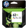 HP Cartucho de Tinta Tricolor 62XL Alta Capacidad