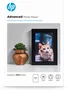 HP Papel Fotográfico Avanzado Satinado 250g/m2 10x15cm 25 Hojas