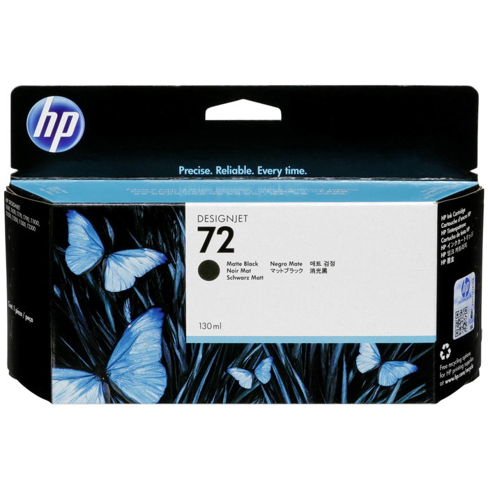 HP Cartucho de tinta 72 Negro mate (C9403A) 130ml HP Cartucho de tinta 72 Negro mate (C9403A) 130ml