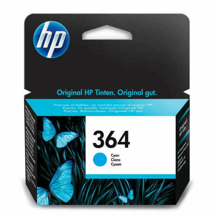 HP Cartucho de Tinta Original 364 Cian (CB318EE)