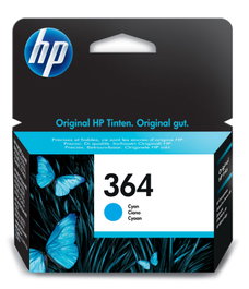 HP Cartucho de Tinta Original 364 Cian (CB318EE)
