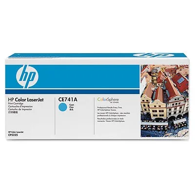 HP 307A Cyan (CE741A) Cartucho de tóner original HP 307A Cyan (CE741A) Cartucho de tóner original