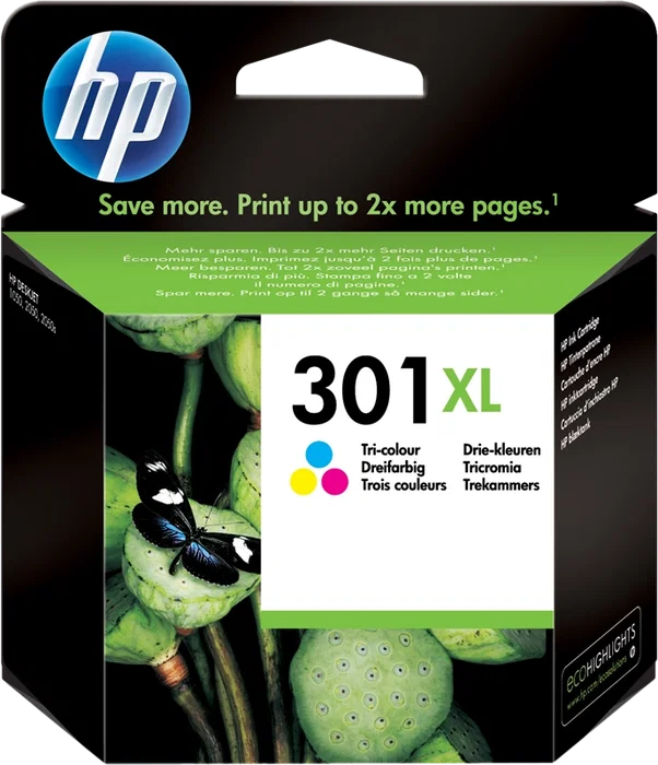 HP Cartucho de tinta 301 XL Tricolor CH564EE