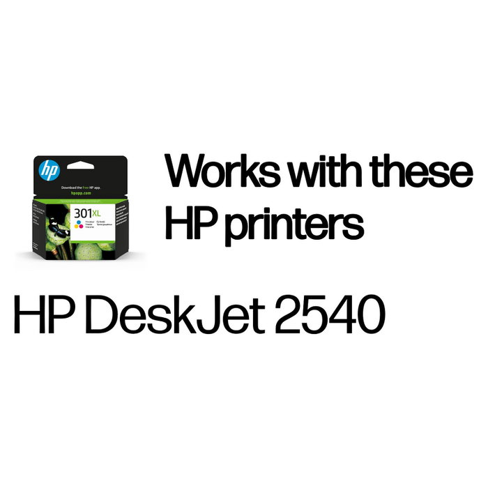 HP Cartucho de tinta 301 XL Tricolor CH564EE