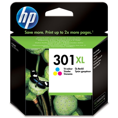 HP Cartucho de tinta 301 XL Tricolor CH564EE