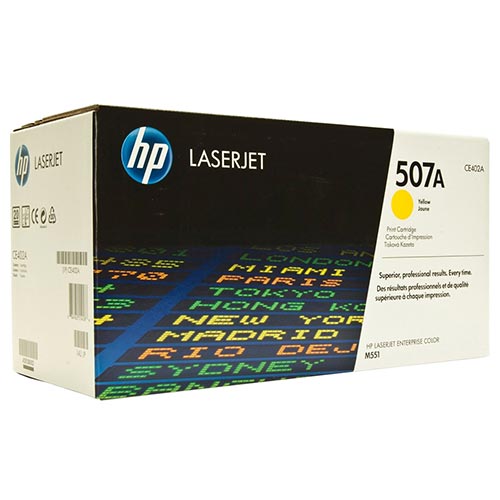 HP 507A CE402A Amarillo