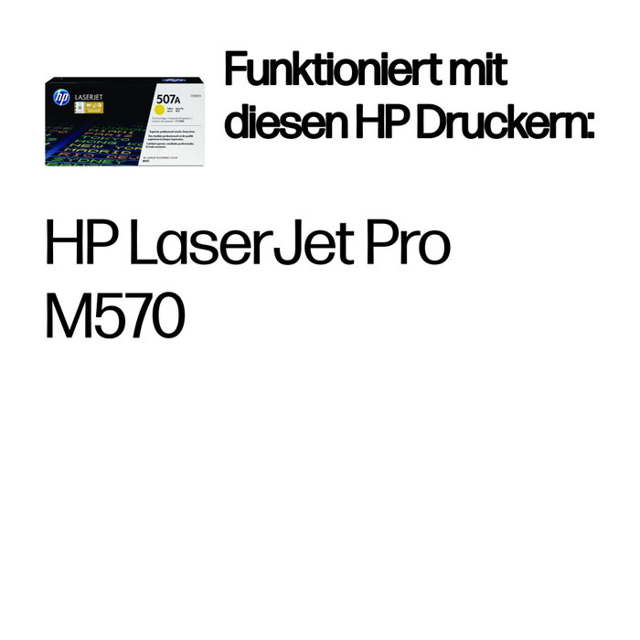 HP Cartucho de tóner 507A CE402A Amarillo HP Cartucho de tóner 507A CE402A Amarillo