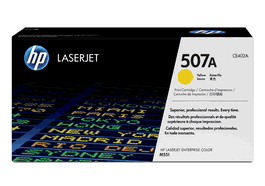 HP Toner 507A / CE402A Yellow - Cartucho de tóner original amarillo